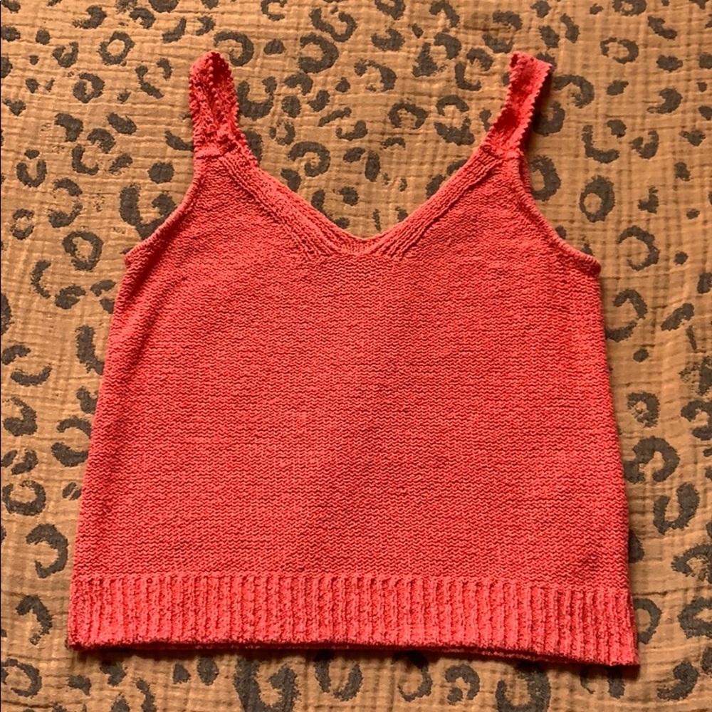 Madewell Crochet-Strap Sweater Tank